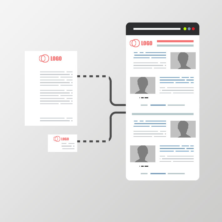 Website im eigenen Firmen-Design